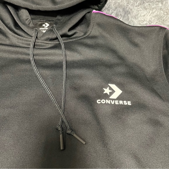 Converse Hoodie: black/teal/pink - Picture 7 of 7